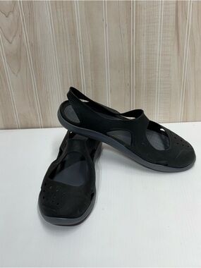 CROCS Black Open-Side Casual Sandals